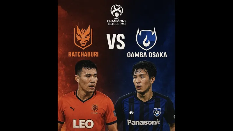 Cầu thủ Gamba Osaka vượt qua cầu thủ Ratchaburi trên sân cỏ Cầu thủ Gamba Osaka vượt qua cầu thủ Ratchaburi trên sân cỏ